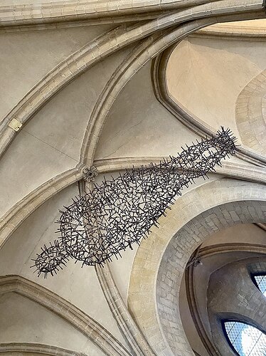 Transport_in_the_Crypt_of_Canterbury_Cathedral,_August_2022