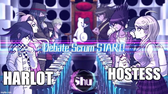 Harlot vs Hostess Scrum Meme