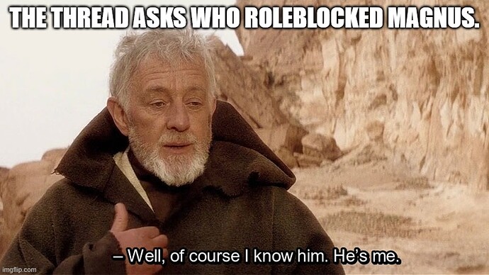 Obi Wan Kenobi roleblock